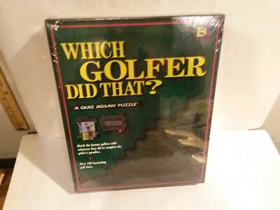 Which Golfer did That Quiz Puzzle 100 Golf Facts NOS sealed Buffalo Games 1997