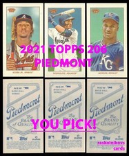 2021 Topps 206/T-206 PIEDMONT Ad Back COMPLETE YOUR SET Buy More & Save YOU PICK