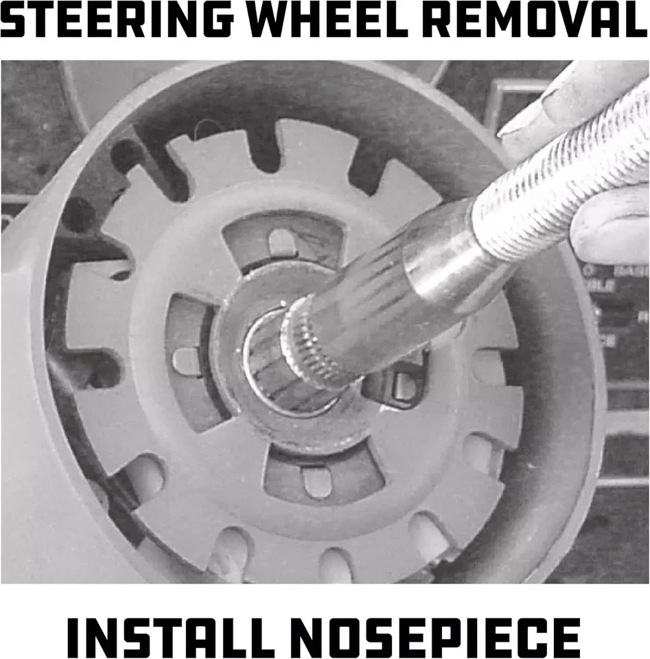 Master Steering Wheel Puller Kit - 16 Pc Lock Plate & Steering Tool Set — 第 3/4 张图片