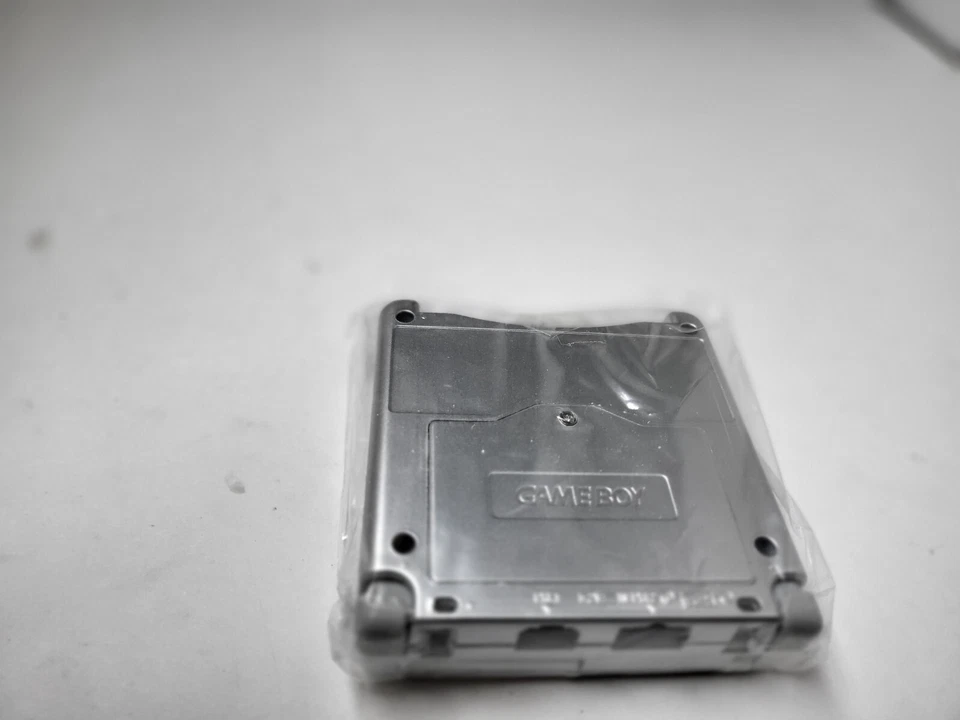 NUEVO Estuche Carcasa Completa Plateado de Repuesto para GameBoy Advance GBA SP #4D Foto 2 de 3