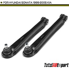 2x Complete Arm w/ Ball Joint for Hyundai Sonata 1999-2005 Kia Optima Rear Lower