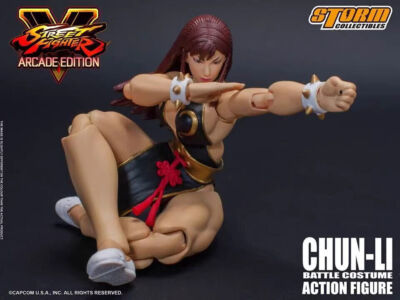 Storm Collectibles Chun Liチュンリー1/12限定版 Storm Toys Chun-Li Street Fighter 1/12 Action Figure Doll Black