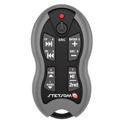 Stetsom SX2 Long Range Multi Function Audio and Video Remote Control - Silver