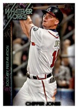 Chipper Jones 2015 Topps Update Whatever Works Card #WW-14