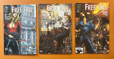 Free Fall #1, 2 & 3 complete series (Narwain 2005) 3 x NM comics