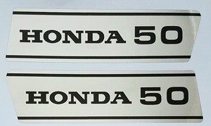 SUZUKI B120 B120M B120P SIDE PANEL DECALS X 2