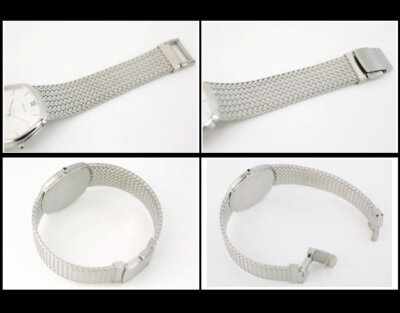 Seiko Credor 7771-5040 Stainless Steel Silver Quartz Mens Watch