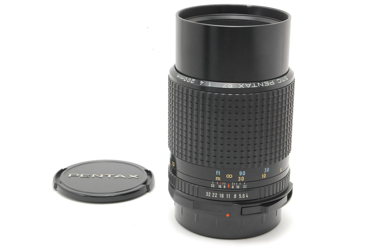 美品SMC Pentax 67 200mm f4 Late Model 67II PENTAX smc Pentax 67 200mm F4 Late Model Lens for 6x7 67II