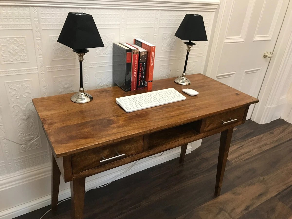 Beautiful wooden console hallway office desk writing desk ex