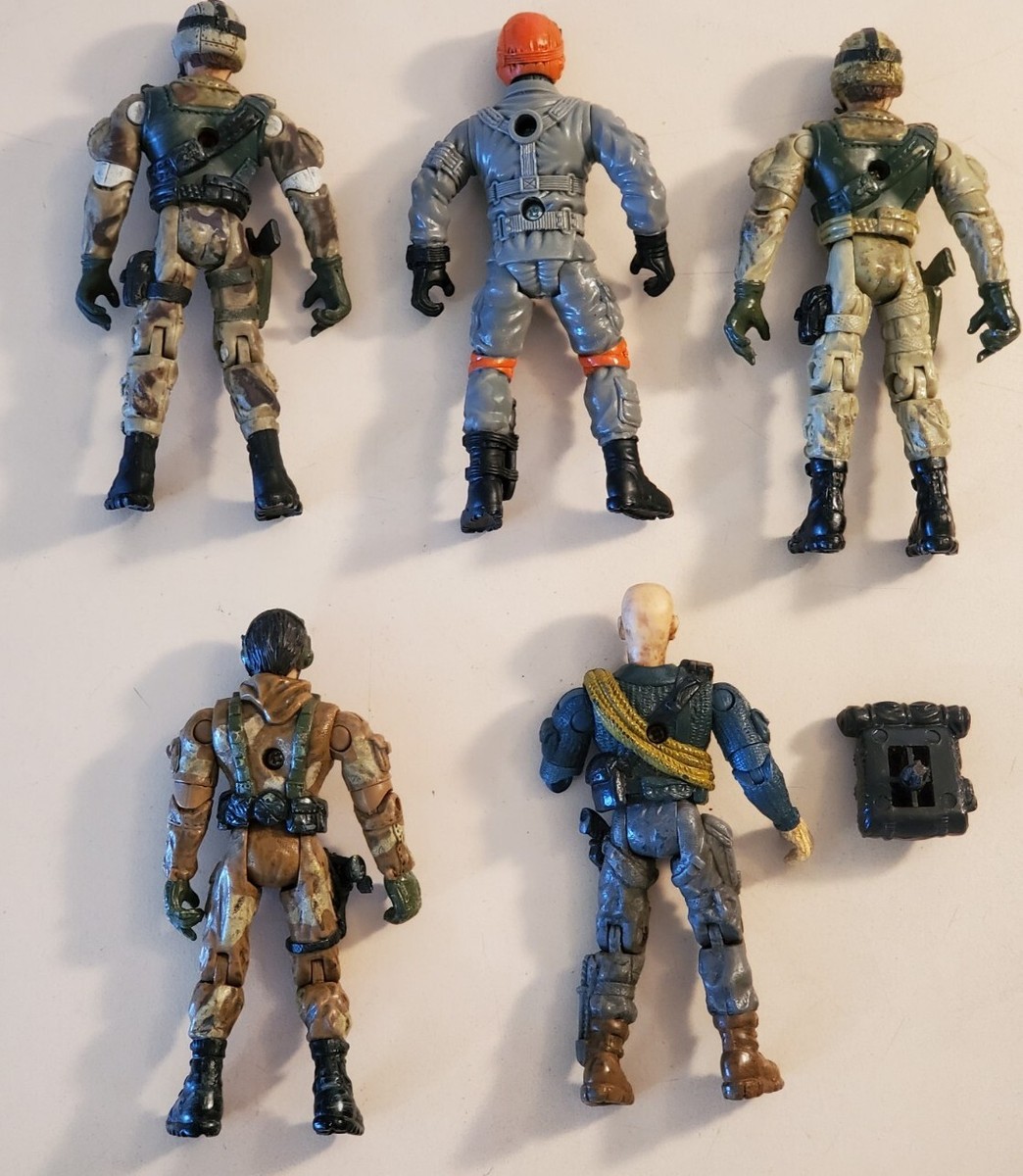 LANARD 2003 The Corps GI Joe Action Figures LOT OF FIVE