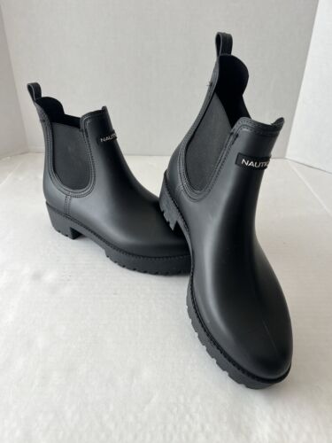 Nautica Womens Ankle Rain Boot - Low Shaft/Mid Calf Winter Waterproof Sigrid