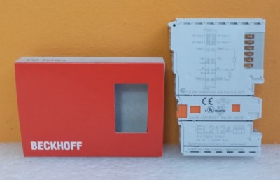 Beckhoff EL2124  4-Channel, 5 VDC Output, 20 mA Max, EtherCAT Terminal. New!