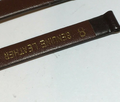 Vintage Brown Genuine Leather Quality Watch Strap Band 8mm Ladies Girls 8mm - 第 4/4 張圖片