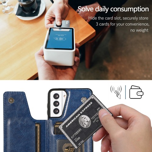 Leather Card Slot Wallet Case Cover Kickstand For Samsung Galaxy A13 A33 A53 A73 - Picture 54 of 81