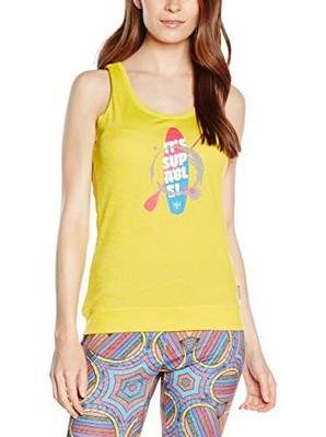 Chiemsee Ladies T-Shirt Top Illara, Blazing Yellow, L