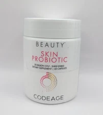 Skin Probiotic, Shelf-Stable, 50 Billion CFU, 60 Capsules New Sealed 