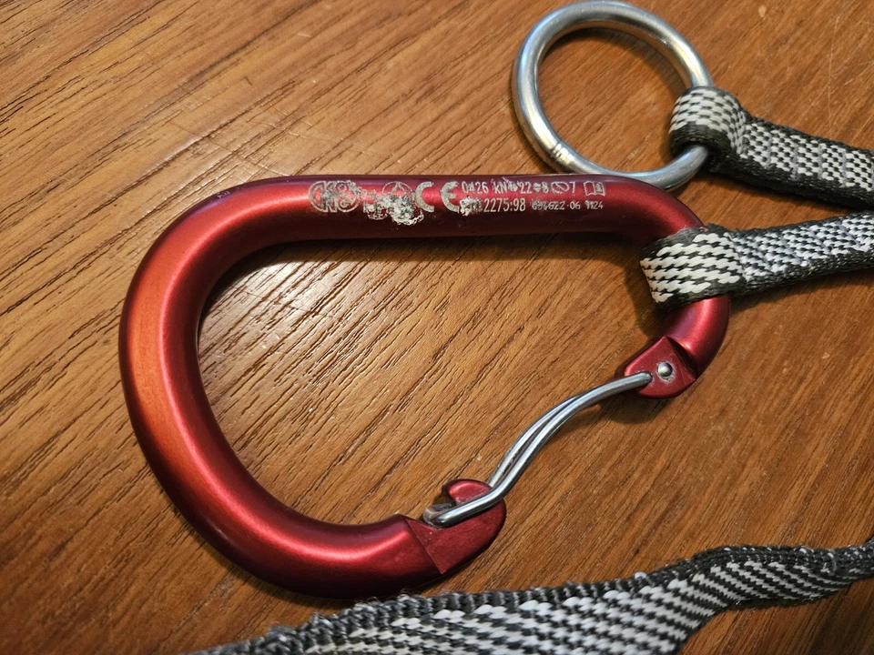 Correa de remolque para kayak chaleco de rescate Kong mosquetón SIN BLOQUEO Foto 2 de 4