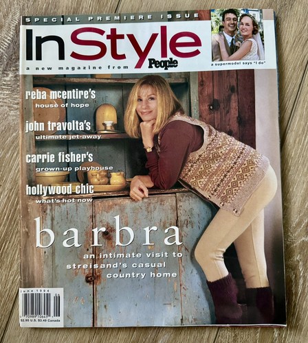 INSTYLE MAGAZINE SPECIAL PREMIERE ISSUE JUNE 1994 Barbra Streisand - Imagen 1 de 18