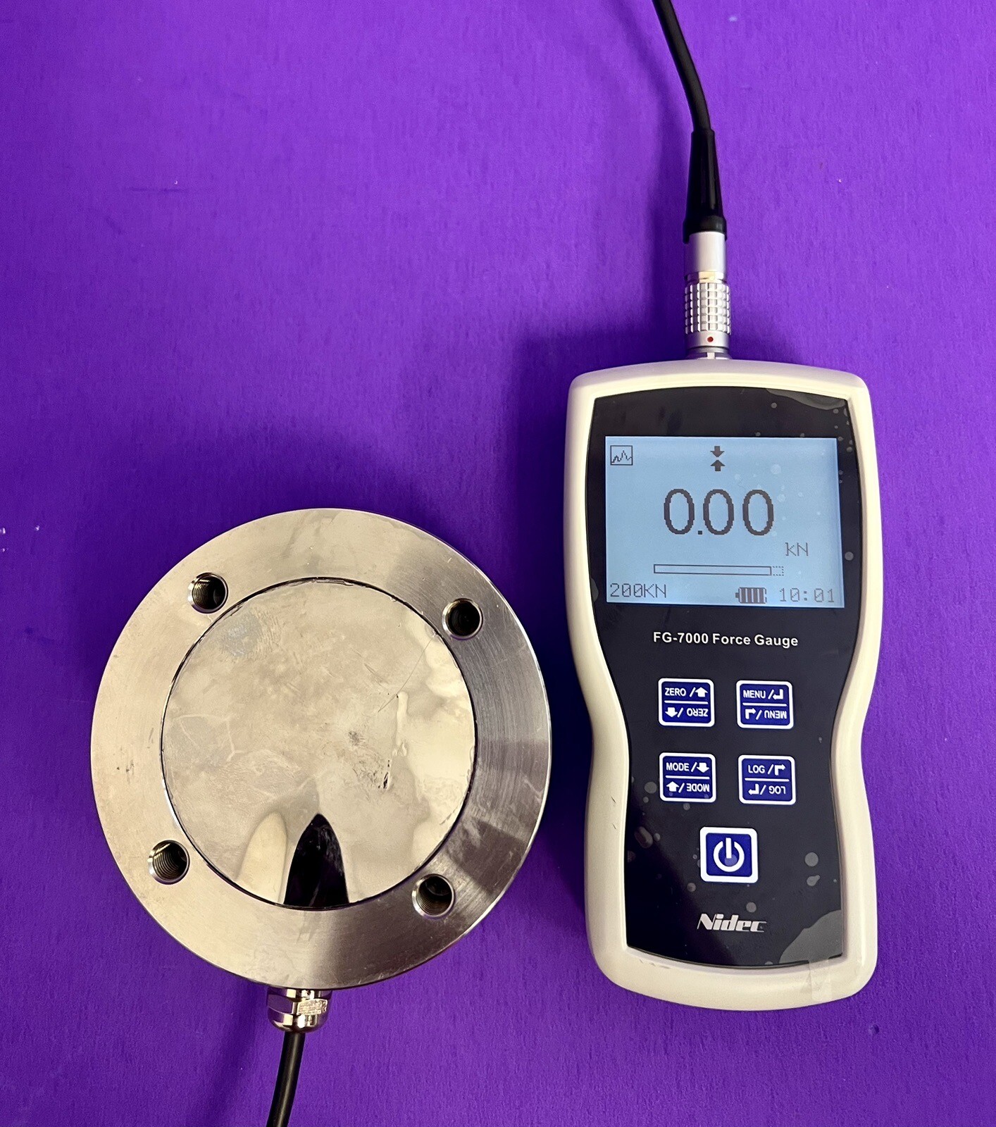 NIDEC DIGITAL FORCE GAUGE FG7000L AS IS eBay