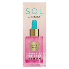 SOL By JERGENS DEEPER BY THE DROP  SERUM • SUNLESS TANNING, Face + Body 1 oz Sun