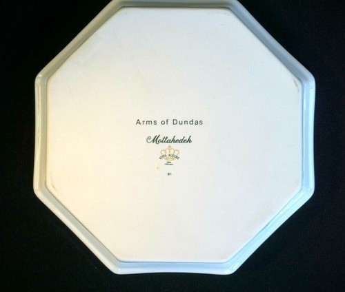 Beautiful Mottahedeh Arms Of Dundas Octagonal Tray - Picture 4 of 4
