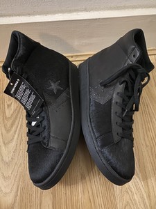 converse pony hair pro leather