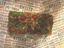 Nanny's Homemade Fruit cake 1 lb Loaf APRICOT BRANDY EXTRA NUTS AND FRUIT