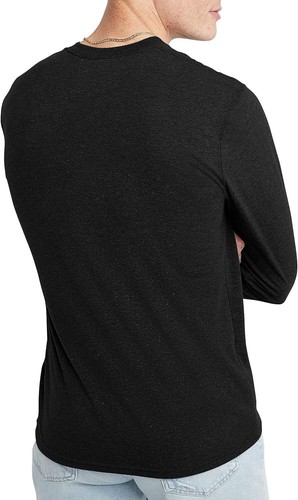 Hanes Originals Men's Long Sleeve Henley T-Shirt - 第 7/11 張圖片