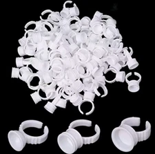 1000 Pigment Rings Tattoo Ink Cup Makeup Ring Glue Holder Permanent Microblading