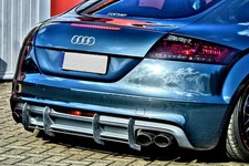 For Audi TTS 8J 09-11 Performance Rear Bumper diffuser addon/ skirt with ribs