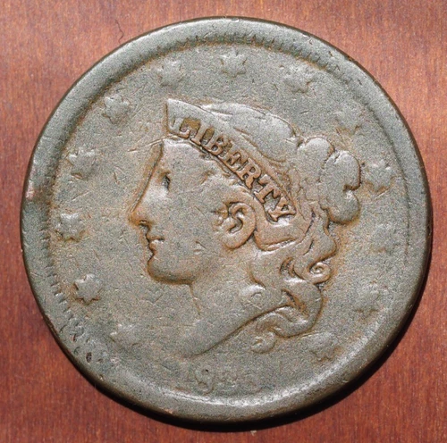 Photo of a 1838-P Large Cent from an eBay listing that sold on Jul 19, 2026