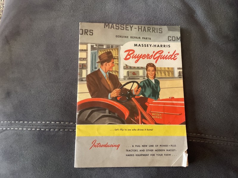 Vintage Massey-Harris Color Buyers Guide C J Zwoyer Maxatawny PA