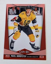 2024-25 O-Pee-Chee Hockey Red Border #303 Pavel Dorofeyev Vegas Golden Knights 