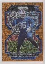 2021 Panini Prizm Rookie Orange Disco Carlos Basham Jr Boogie #436 0nr3