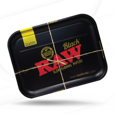 RAW Black Rolling Tray - XXL