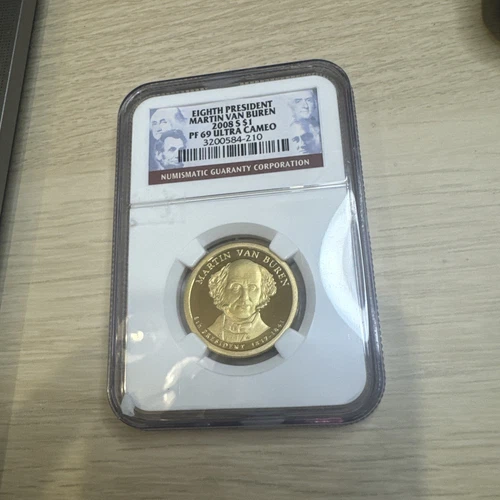 2009 S NGC PF69 Ultra Cameo William H. Harrison Presidential Dollar Coin Proof