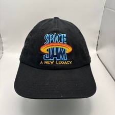 Space Jam A New Legacy Hat Black Embroidered Baseball Cap Adjustable Warner Bros