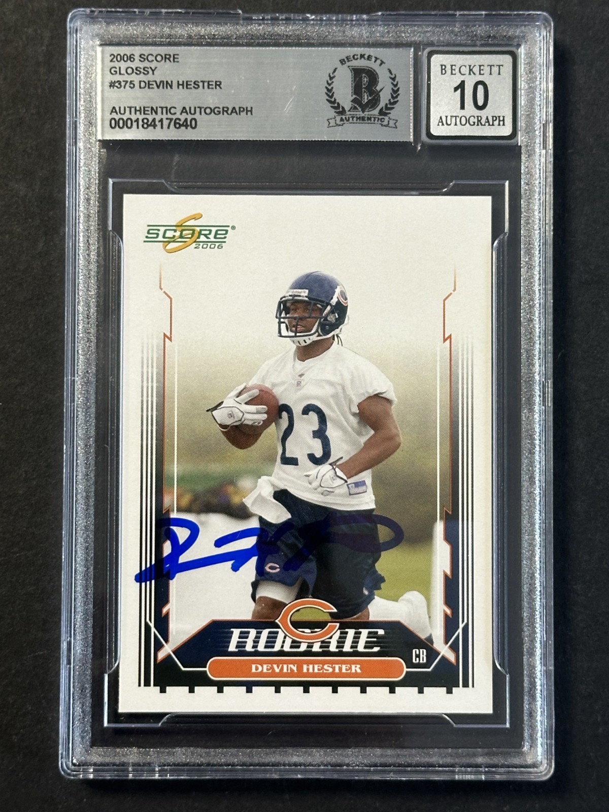 Devin Hester Score Select #375 Base