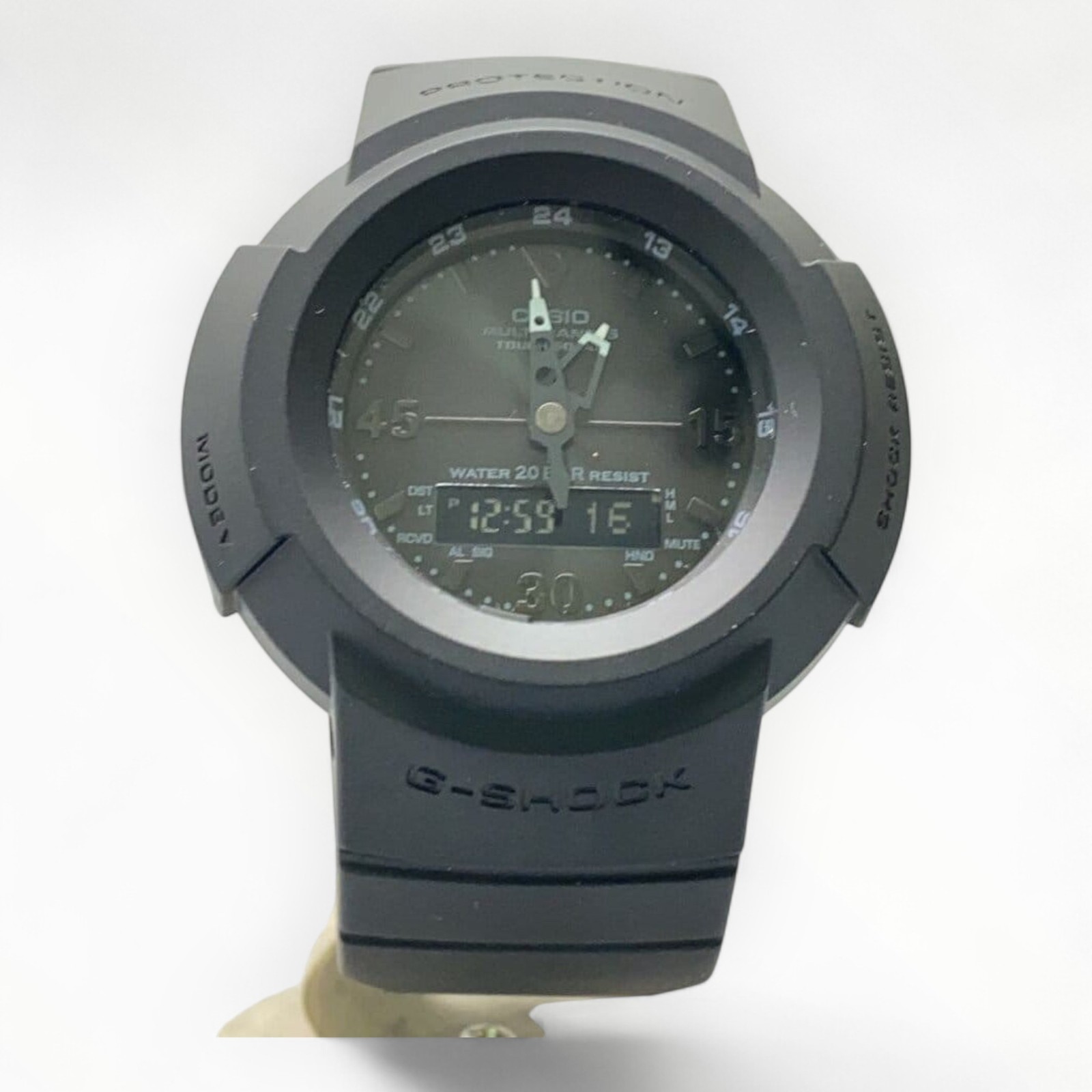 CASIO Solar Ana-Digi Black Mens Watch 7755 2.17