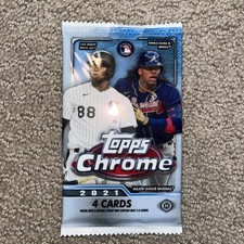 HOBBY! 2021 Topps Chrome Baseball on card AUTO AUTOGRAPH Hot Pack