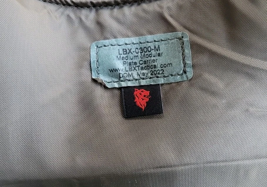 $ Reduced - London Bridge LBX-0300-M MAS Grey Medium Modular Plate Carrier -NWOT - Image 3 of 4