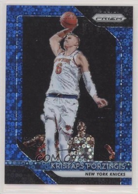 2018-19 Panini Prizm Fast Break Blue Prizm 8/175 Kristaps Porzingis #267 fm0