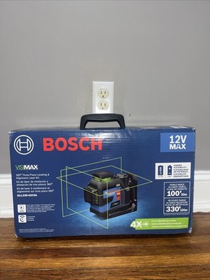 Bosch GLL300-42CGL Green Laser 360 Degree 3 Plane Leveling & Alignment Laser NEW
