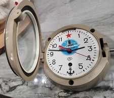 Soviet Era Russian Vostok Boat/Ship Submarine Navy Clock /Key ☆ Free Shipping ☆