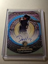 2022 Bowman Inception Dustin Harris Auto /200 Texas Rangers White Sox