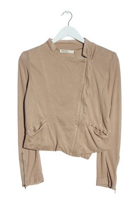 VERA & LUCY Bikerjacke Damen Jacke Gr. DE 38 nude Casual-Look