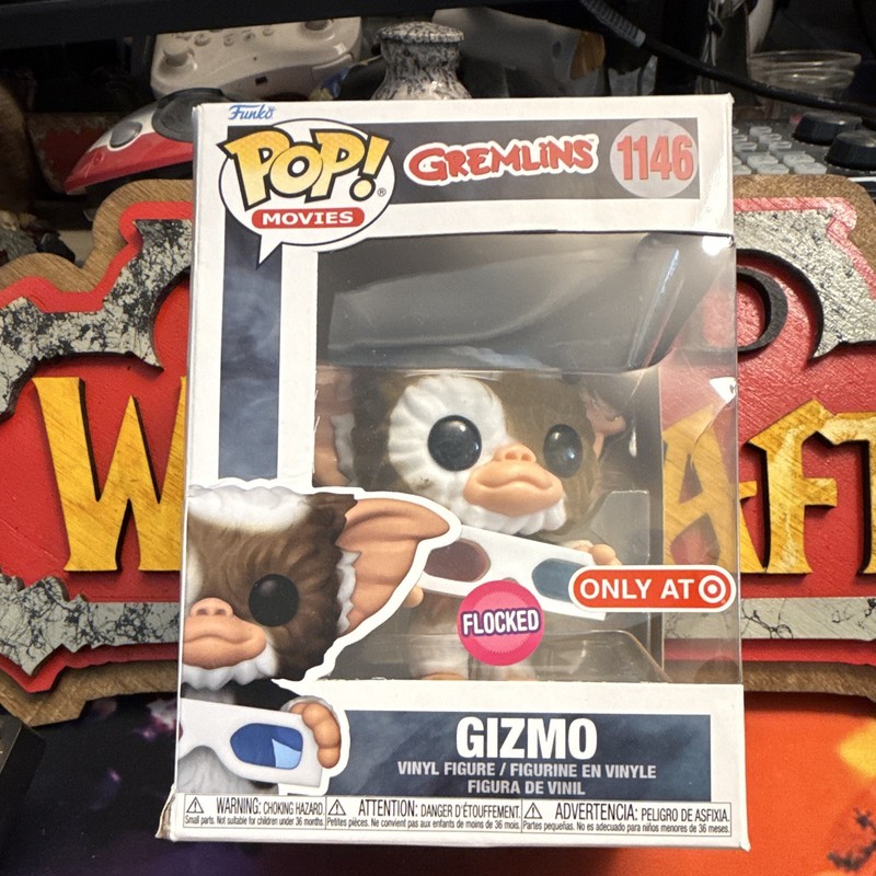 Funko Pop! Movies Gremlins Gizmo Flocked Target Exclusive #1146 Vinyl Figure