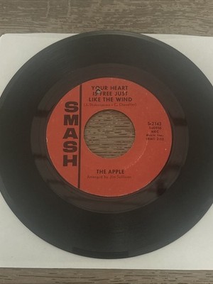 The Apple Your Heart Is Free Like the Wind Thank U Very Much 7'' 45 rpm Smash VG