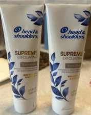 2 New Head & Shoulders Supreme Exfoliating Scalp Scrub w/ Vit E/Argan Oil 3.3oz
