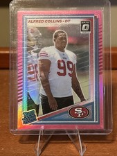 2025 Panini Donruss - Rated Rookie Alfred Collins #355 Preview Pink Prizm (RC)
